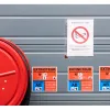 Poche tarifold kang à fermeture aimantée pvc transparent antireflets 20/100e a4 mural dos repositionnable sachet 5u