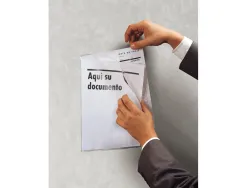 Poche tarifold kang à fermeture aimantée pvc transparent antireflets 20/100e a4 mural dos repositionnable sachet 5u
