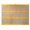Pochette achoka rangement mural filet synthetique 5 oeillets accroche dim 25x19.5cm lot de 12
