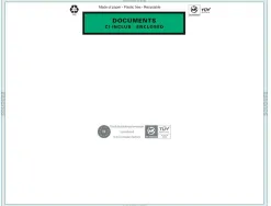 Pochette adhesive paper list porte-documents cristal c4 30x250mm boite 1000 unités