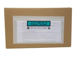 Pochette adhesive paper list porte-documents cristal dl p/100