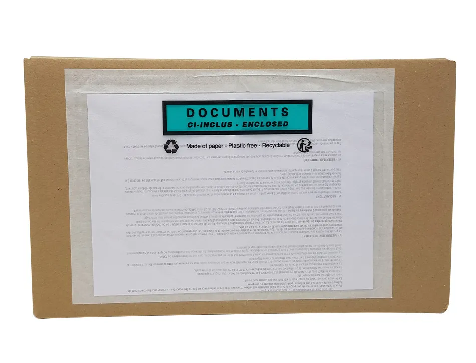 Pochette adhesive paper list porte-documents cristal c5 p/100