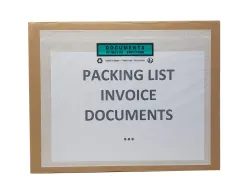 Pochette adhesive paper list porte-documents cristal c4 p/100