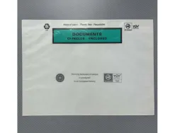 Pochette adhesive paper list porte-documents cristal c5 228x165mm boite 1000 unites