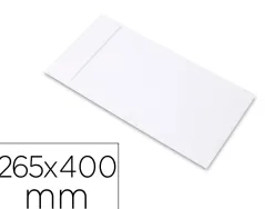 Pochette antalis plastique opaque co-extrudé indéchirable imperméable envois confidentiels265x400mm coloris blanc 500u