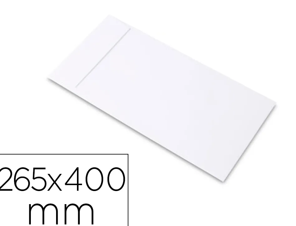 Pochette antalis plastique opaque co-extrudé indéchirable imperméable envois confidentiels265x400mm coloris blanc 500u