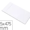 Pochette antalis plastique opaque co-extrudé indéchirable imperméable ouverture grand côté 325x475mm coloris blanc 500u