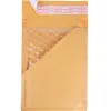 Pochette bulles d'air q-connect 175x165mm cd/dvd 82g kraft matelasse rabat droit auto-adhesive sans fenetre lot 100 uni