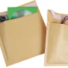 Pochette bulles d'air q-connect 220x260mm 82g kraft matelasse rabat droit auto-adhesive sans fenetre lot 100 unites