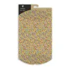 Pochette cadeau clairefontaine pliable 30x40cm kraft motif pois multicolores