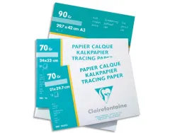 Pochette clairefontaine calque sup rieur a3 10f 90/95g