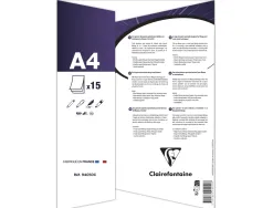 Pochette clairefontaine mangaka essential paper a4 15 feuilles assorti 55g/100g/200g + brochure