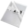 Pochette coin esselte pvc transparent grainé 20/100e 40f ouverture haut droit a4 225x307mmboîte 100 unités
