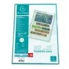 Pochette coin exacompta a4 pp graine 12/100eme 120 microns coloris vert paquet 100 unites