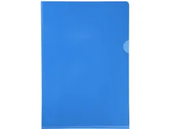 Pochette coin exacompta a4 pvc lisse 13/100eme coloris assortis paquet 100 unites