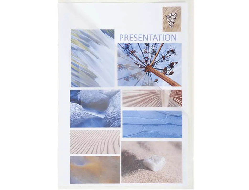 Pochette coin exacompta stop doc polypropylène lisse 11/100e a4 cristal incolore étui carton 100 unités