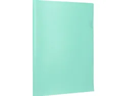 Pochette coin liderpapel polypropylene 180 microns a4 210x297mm capacite 20f coloris vert pomme opaque