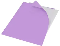 Pochette coin liderpapel polypropylene 180 microns a4 210x297mm capacite 20f coloris lavande opaque