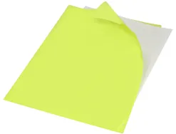Pochette coin liderpapel polypropylene 180 microns a4 210x297mm capacite 20f coloris jaune fluo