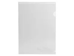 Pochette coin liderpapel polypropylène 180 microns a4 210x297mm capacité 20f transparent incolore