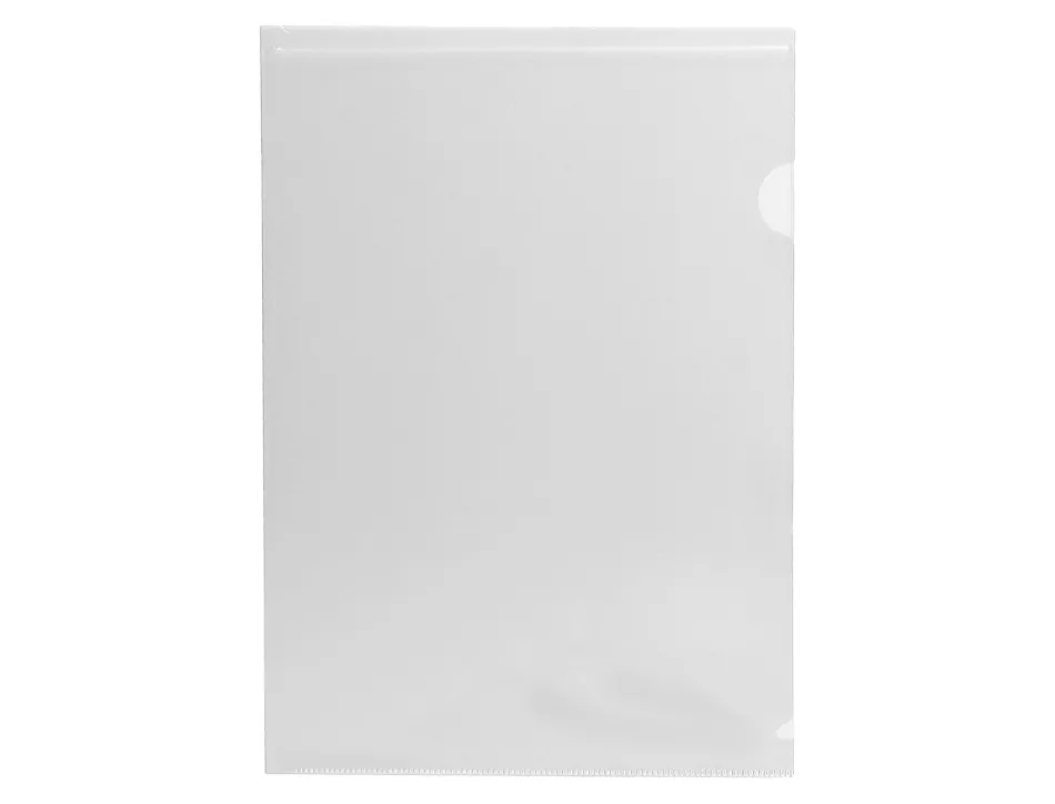 Pochette coin liderpapel polypropylène 180 microns a4 210x297mm capacité 20f transparent incolore