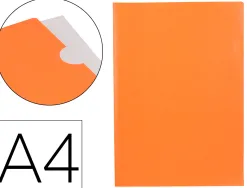 Pochette coin liderpapel polypropylene 180 microns a4 210x297mm capacite 20f coloris orange fluo