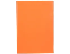 Pochette coin liderpapel polypropylene 180 microns a4 210x297mm capacite 20f coloris orange fluo