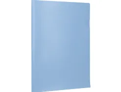 Pochette coin liderpapel polypropylene 180 microns a4 210x297mm capacite 20f coloris bleu ciel opaque