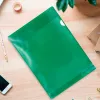 Pochette coin q-connect polypropylène grainé économique 12/100e coloris vert transparent boîte 100 unités
