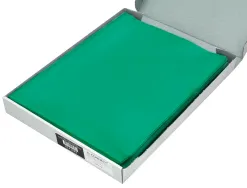 Pochette coin q-connect polypropylène grainé économique 12/100e coloris vert transparent boîte 100 unités