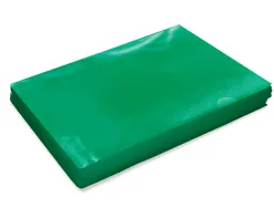 Pochette coin q-connect polypropylène grainé économique 12/100e coloris vert transparent boîte 100 unités