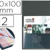 Pochette coin tarifold 3l adhésive polypropylène transparent résistant format triangle 100x100mm 12 unités