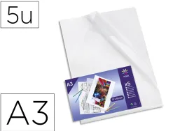Pochette coin viquel art'corner creativ'gallery pp lisse translucide 20/100e a3 lot 5 unites