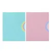 Pochette coin viquel rainbow pastel polypropylene a4 4 positions coloris aleatoire