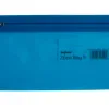 Pochette couleur snopake polyethylene transparent zip metal 24x13cm coloris aleatoire