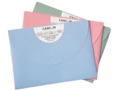 Pochette de rangement canson 27x35cm 500á - pastel assorties new