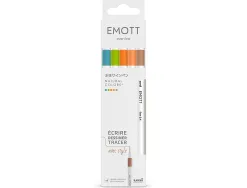 Pochette emott 5 feutres natural colors pointe fine coloris assortis