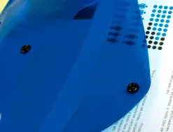 Pochette enveloppe liderpapel polypropylène 180 microns a5 210x148mm 50f fermeture bouton résistant transparent bleu
