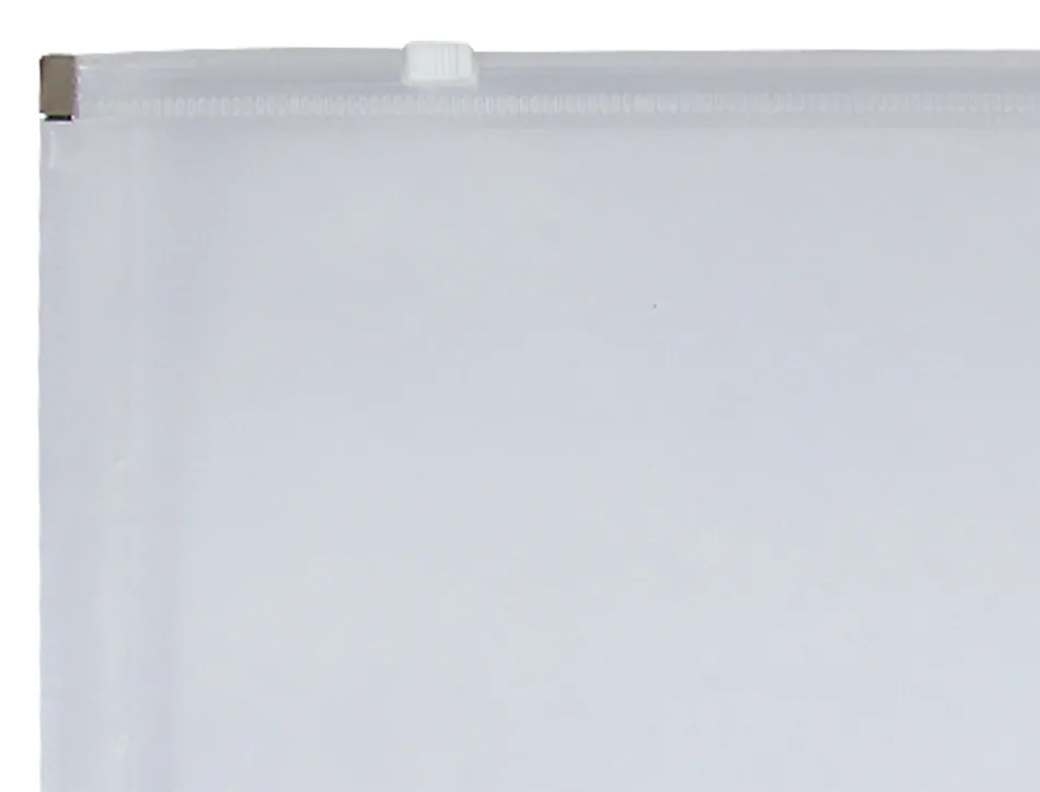 Pochette enveloppe liderpapel polypropylene 180 microns a4 210x297mm fermeture eclair transparent incolore