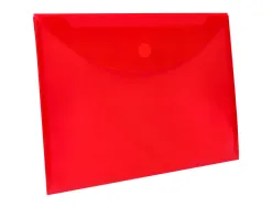 Pochette enveloppe liderpapel polypropylène 180 microns a4 297x210mm fermeture velcro coloris assortis pack 12 unités