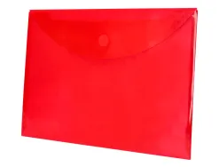 Pochette enveloppe liderpapel polypropylène 180 microns a4 297x210mm fermeture velcro coloris assortis pack 12 unités