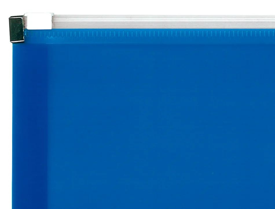 Pochette enveloppe liderpapel polypropylene 180 microns a4 210x297mm fermeture eclair bleu translucide