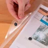 Pochette enveloppe liderpapel polypropylène 180 microns a3 420x297mm 50f fermeture bouton résistant transparent
