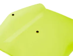 Pochette enveloppe liderpapel polypropylene 180 microns a4 97x210mm 50f fermeture bouton jaune fluo opaque