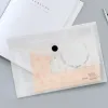 Pochette enveloppe liderpapel polypropylène 180 microns a6 148x105mm 50f fermeture bouton transparent