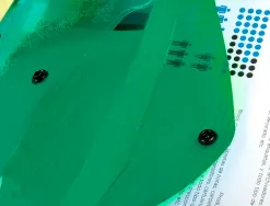 Pochette enveloppe liderpapel polypropylène 180 microns a5 210x148mm 50f fermeture bouton résistant transparent vert