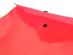 Pochette enveloppe liderpapel polypropylène 180 microns a4 297x210mm 50f fermeture bouton résistant transparent rouge