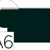 Pochette enveloppe liderpapel polypropylene 180 microns a6 105x148mm fermeture eclair noir opaque