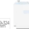 Pochette gpv blanche recyclée 90g c4 229x324mm fenêtre 50x110mm boîte 25 unités