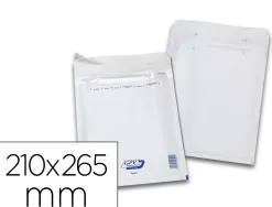 Pochette gpv bulles air kraft blanc 75g 210x265mm e boîte 100 unités